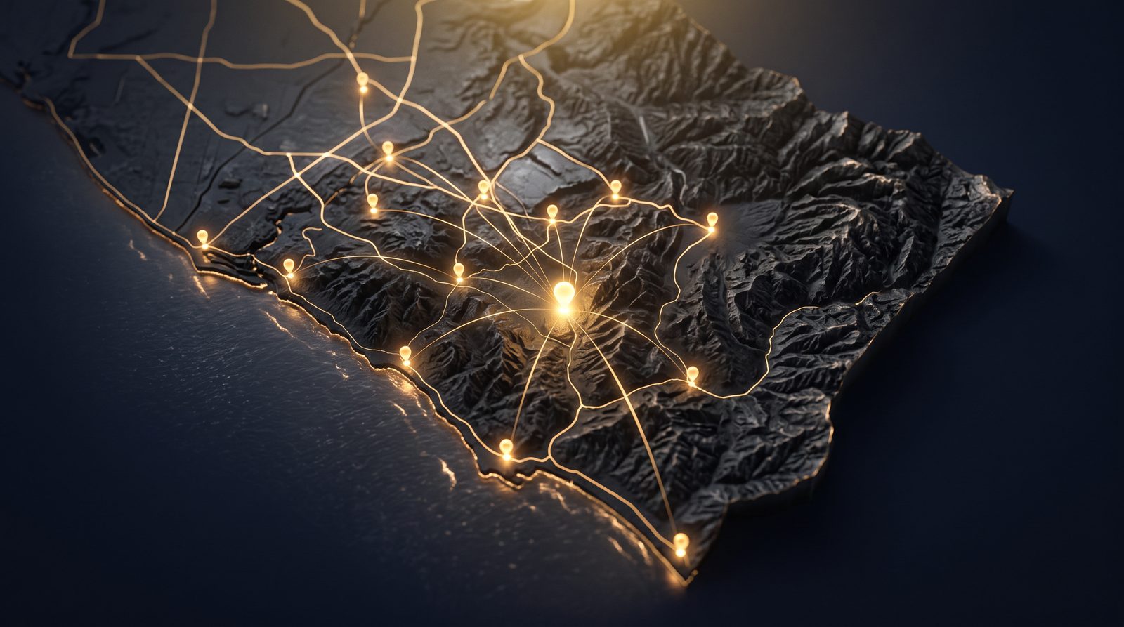 Local business dominance around Mission Viejo and Orange County